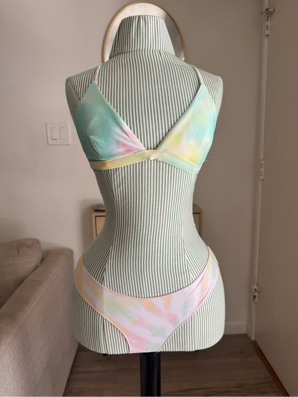 Rip Curl Pastel Tie-Dye Bikini Set Size Small